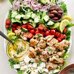 Salade méditerranéenne en dés