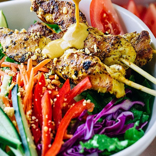 Satay Chicken Salad